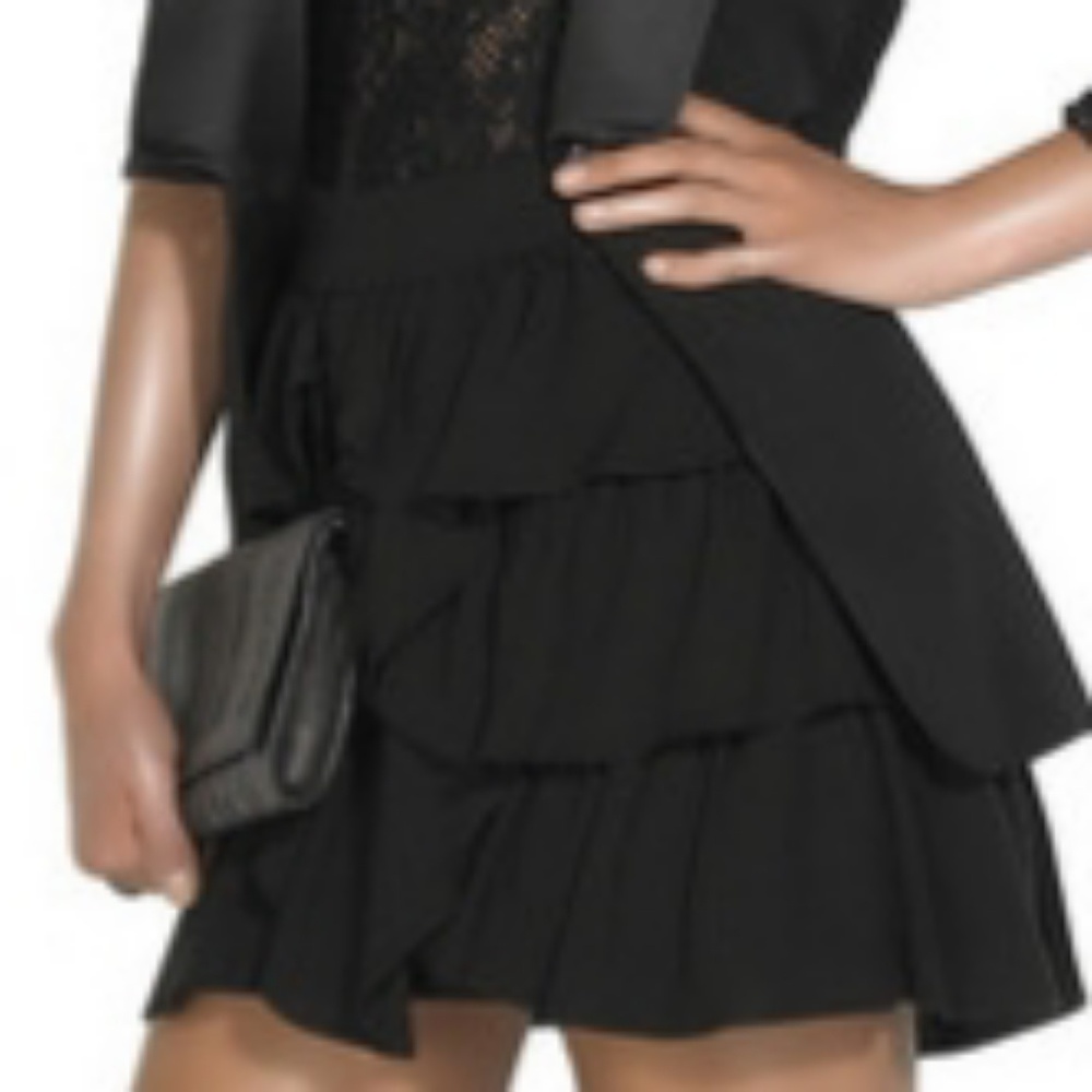 Express Design Studio | Ruffle Mini Skirt